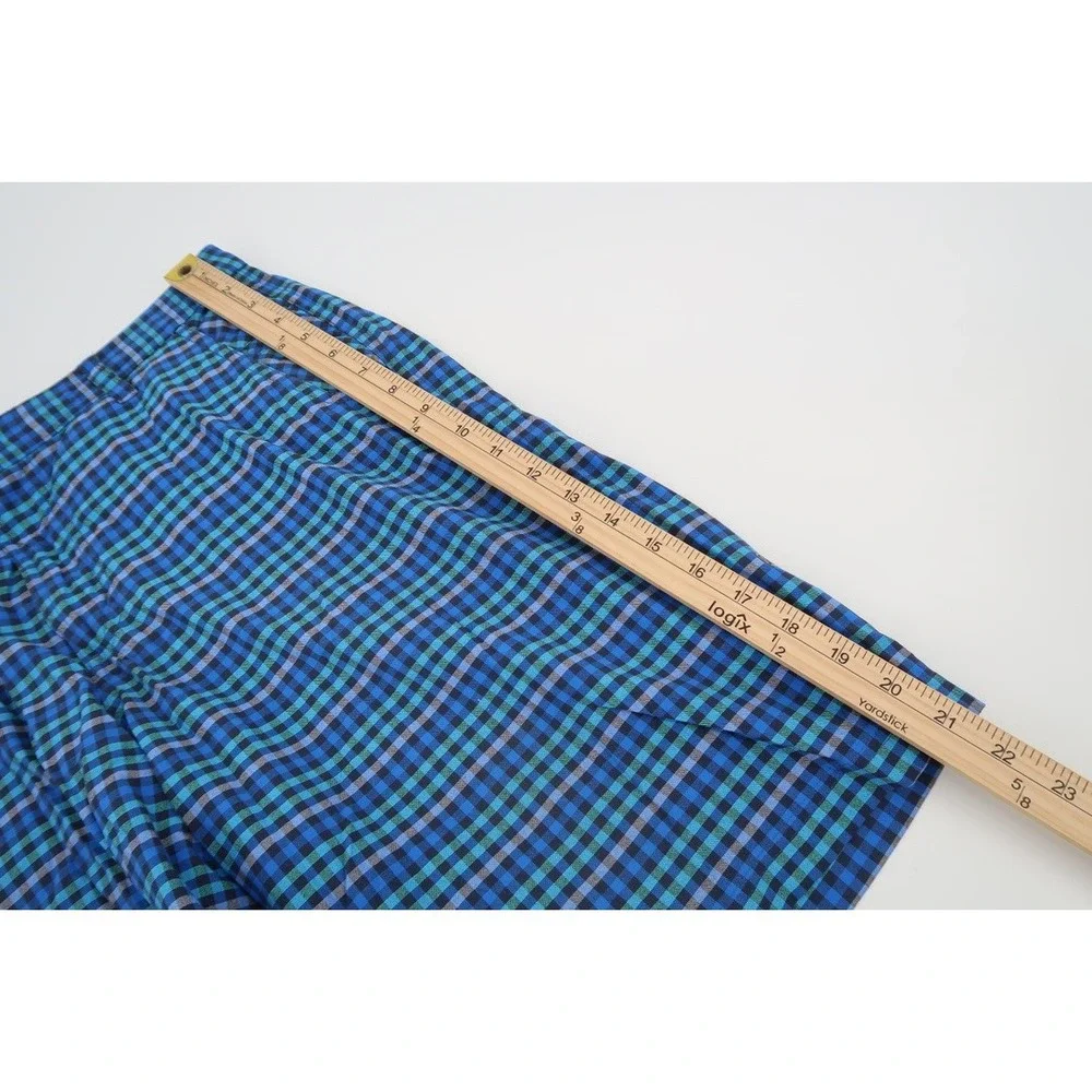 Lululemon Shorts Mens‎ 34 Blue Gingham Checks 11